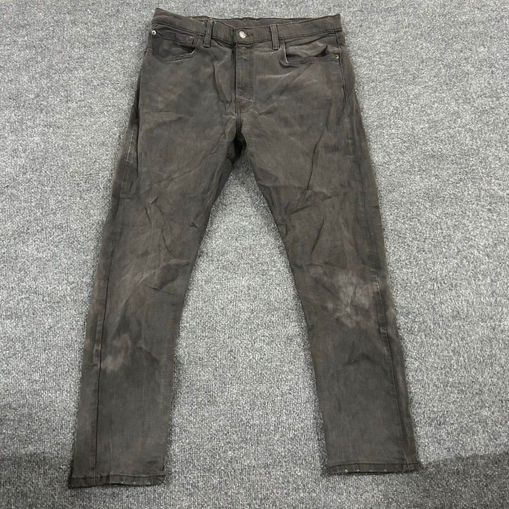 Levi's Jeans Mens Size 36x30 Black 511 Slim Fit Lyocell Stretch Faded Casual